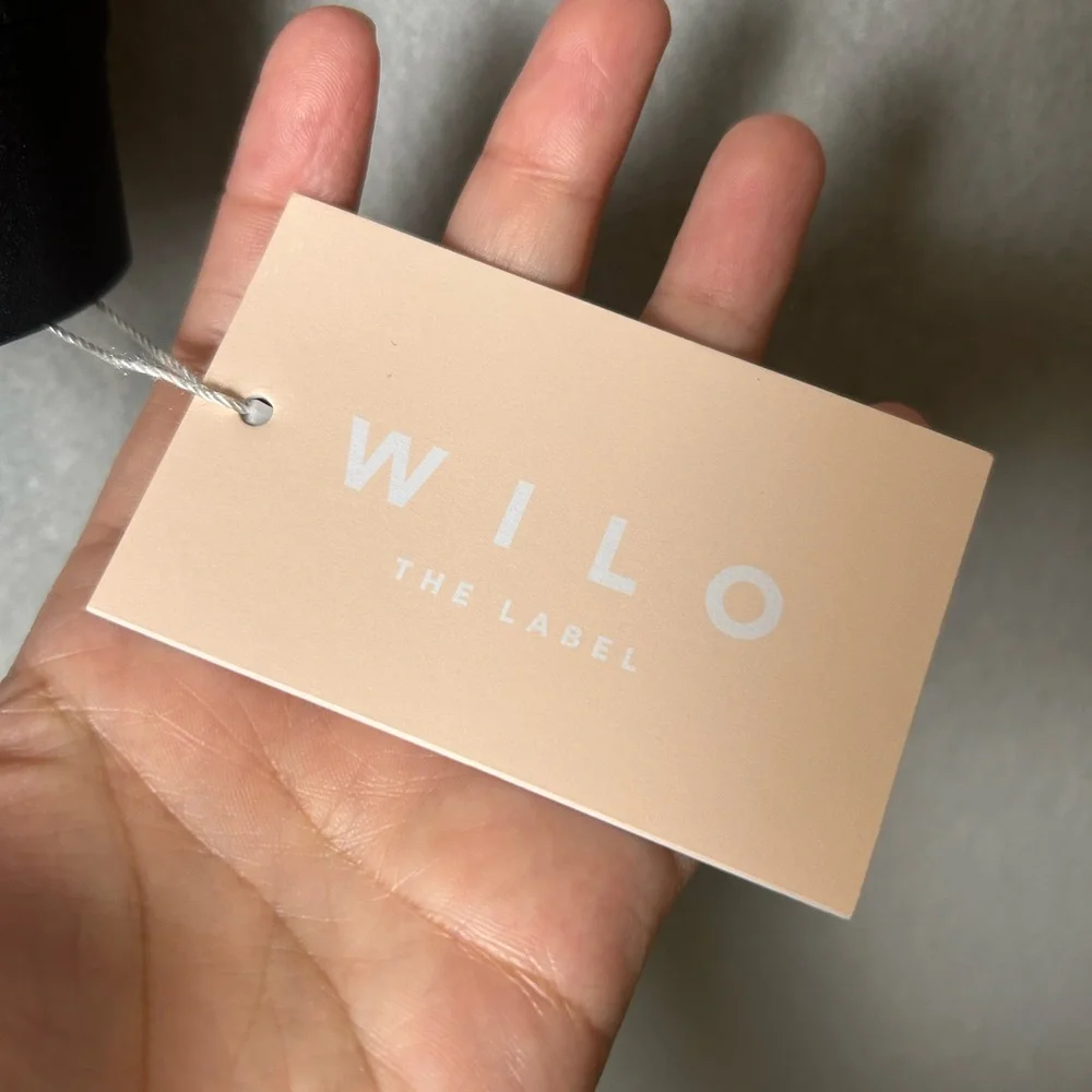 NWT WILO The Limited Black Strappy Sports Bra Gym Athletic Athleisure Sz S - Picture 4 of 5